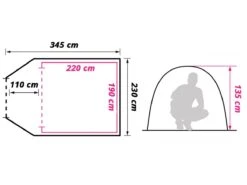 Obelink Spring Easy Air Tunneltent -Outdoor Kampeerwinkel obelink spring easy air floor plan ecommerce 55a6